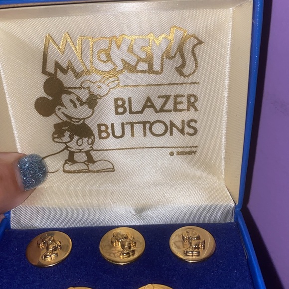 Rare! Mickey Mouse blazer buttons - Picture 4 of 7